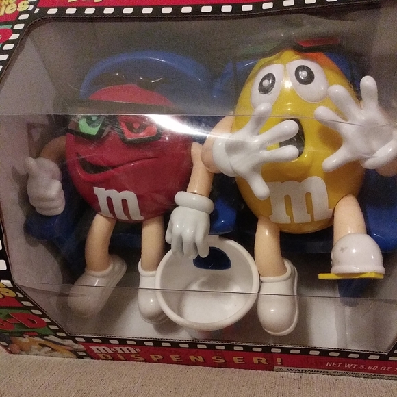 M&M'S Accents Mm Theater Guys Red Yellow At The Movies Candy Poshmark
